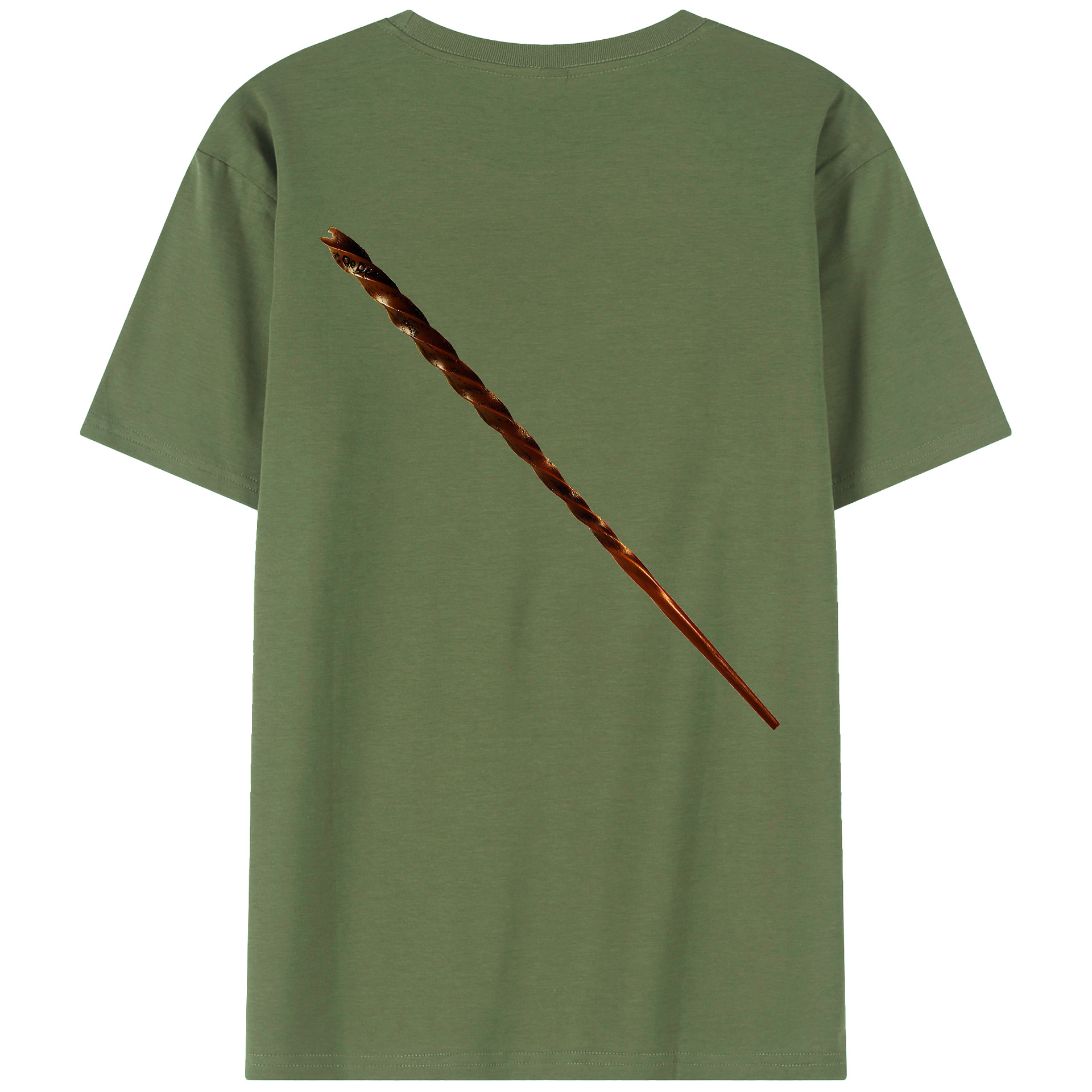 （画像用） Harry Potter ハリー・ポッターシリーズ 綿100％ メンズ半袖Tシャツ（バックプリント） 通気性